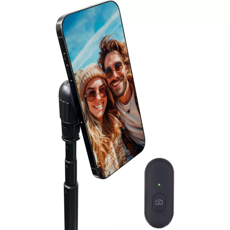 Trípode selfie stick InLine 48091 con mando Bluetooth – soporte extensible para smartphone