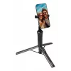 Trípode selfie stick InLine 48091 con mando Bluetooth – soporte extensible para smartphone