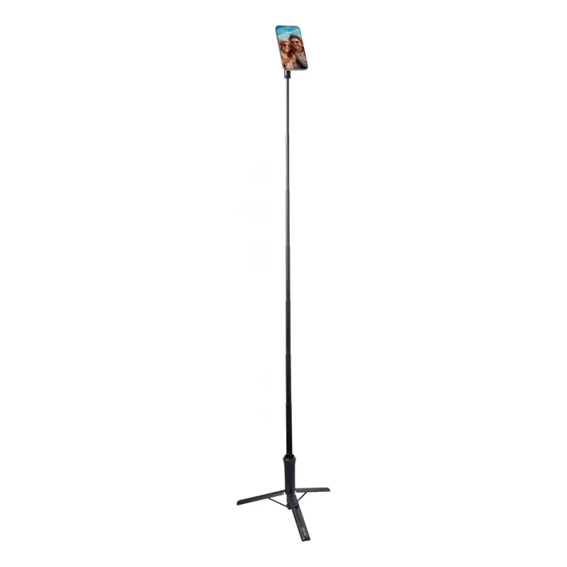 Trípode selfie stick InLine 48091 con mando Bluetooth – soporte extensible para smartphone