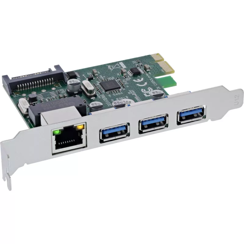 Tarjeta de red InLine 51125R Ethernet 1000 Mbit/s PCI Express