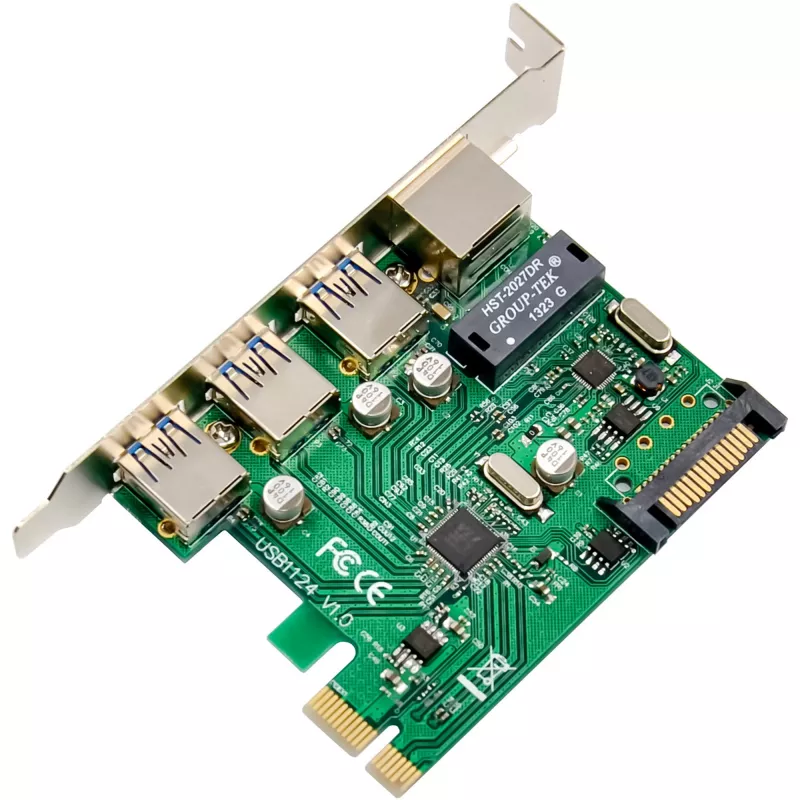 Tarjeta de red InLine 51125R Ethernet 1000 Mbit/s PCI Express
