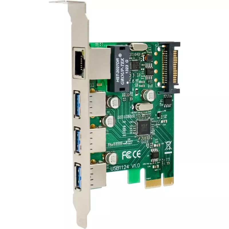 Tarjeta de red InLine 51125R Ethernet 1000 Mbit/s PCI Express