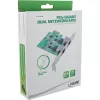 InLine 51126A Tarjeta de red Dual 2,5 Gigabit, 2x RJ45, PCIe x1, incl. soporte LP