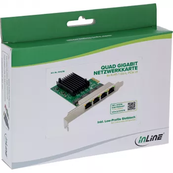 Tarjeta de red Ethernet interna InLine 51127B 1000 Mbit/s PCI Express