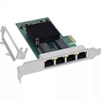 Tarjeta de red InLine 51127D interna Ethernet 1000 Mbit/s PCI Express