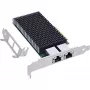 Tarjeta de red Dual 10 Gigabit InLine, 2x RJ45 10Gb/s, PCIe x8, incl. soporte LP