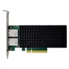 Tarjeta de red Dual 10 Gigabit InLine, 2x RJ45 10Gb/s, PCIe x8, incl. soporte LP