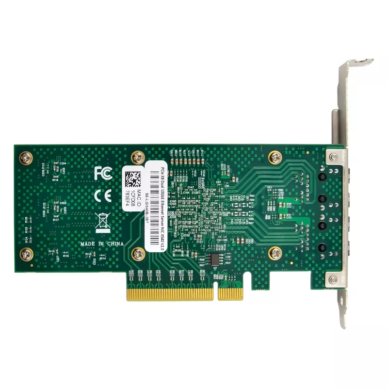 Tarjeta de red Dual 10 Gigabit InLine, 2x RJ45 10Gb/s, PCIe x8, incl. soporte LP