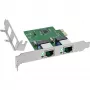 Tarjeta de red InLine 51128K Dual Gigabit 2x RJ45 PCIe x1