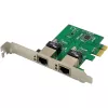 Tarjeta de red InLine 51128K Dual Gigabit 2x RJ45 PCIe x1