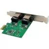 Tarjeta de red InLine 51128K Dual Gigabit 2x RJ45 PCIe x1