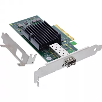 Tarjeta de red 10 Gigabit InLine, 1x SFP+, PCIe x8, incl. chapa de perfil bajo
