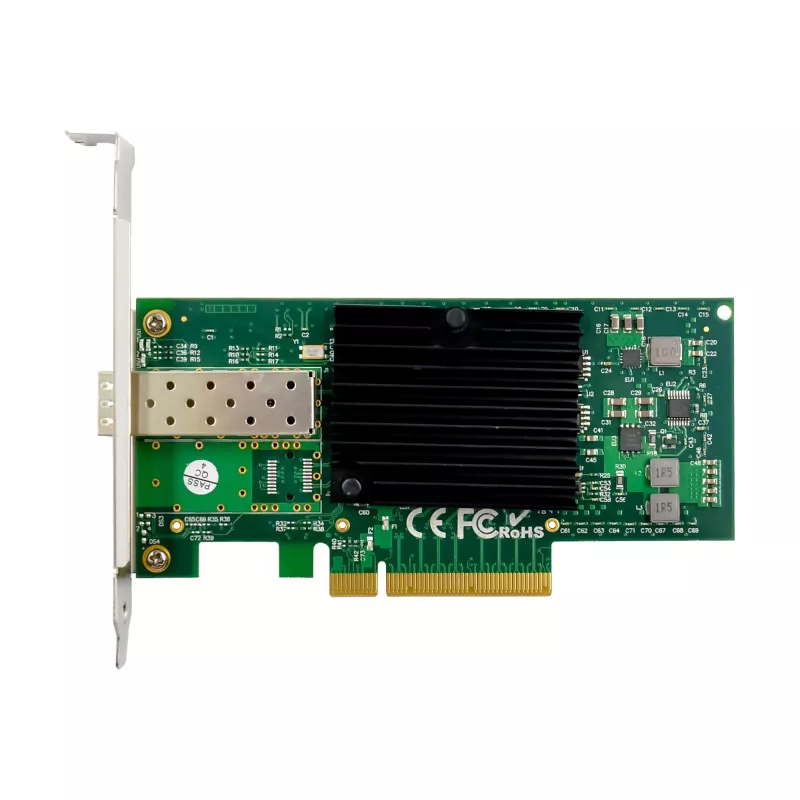 Tarjeta de red 10 Gigabit InLine, 1x SFP+, PCIe x8, incl. chapa de perfil bajo