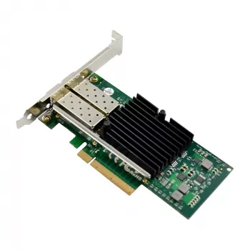 Tarjeta de red Dual 10 Gigabit InLine, 2x SFP+, PCIe x8, incl. chapa LP