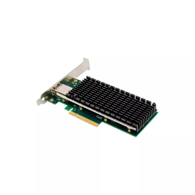 Tarjeta de red 10 Gigabit InLine, 1x RJ45 10Gb/s, PCIe x8, incl. chapa LP