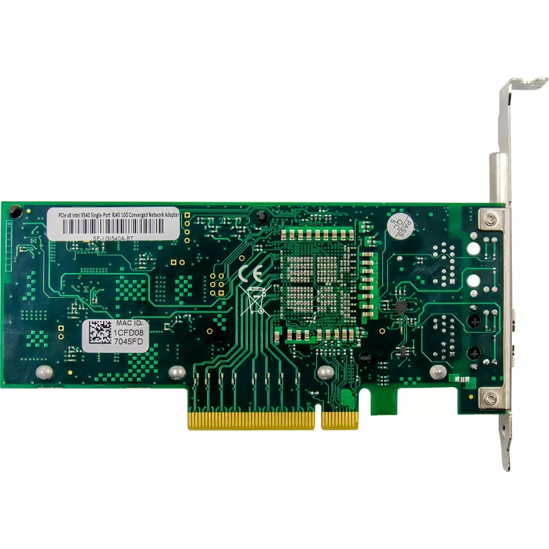 Tarjeta de red 10 Gigabit InLine, 1x RJ45 10Gb/s, PCIe x8, incl. chapa LP