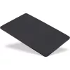 Alfombrilla de ratón InLine con reposamuñecas, textil, negra