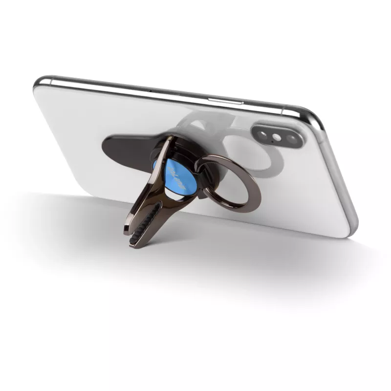 Soporte de coche 3 en 1 para smartphone InLine, soporte, anillo para dedo, azul
