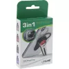 Soporte de coche 3 en 1 para smartphone InLine, soporte, anillo para dedo, oro rosa