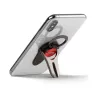 Soporte de coche 3 en 1 para smartphone InLine, soporte, anillo para dedo, rojo