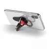Soporte de coche 3 en 1 para smartphone InLine, soporte, anillo para dedo, rojo