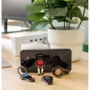 Soporte de coche 3 en 1 para smartphone InLine, base, anillo para dedo, negro