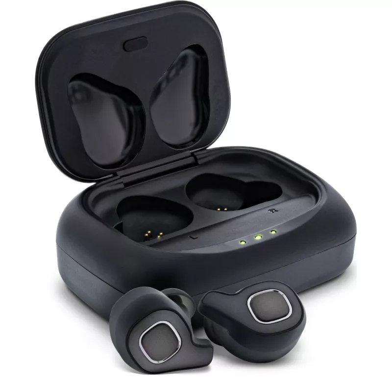 InLine PURE Air TWS, auriculares in-ear Bluetooth con funda Qi y powerbank