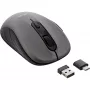 Ratón InLine 3 en 1, Bluetooth + 2x 2,4 GHz, 5 botones, óptico, gris/negro