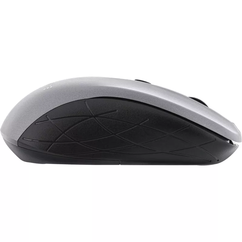 Ratón InLine 3 en 1, Bluetooth + 2x 2,4 GHz, 5 botones, óptico, gris/negro