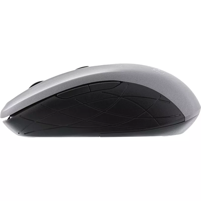 Ratón InLine 3 en 1, Bluetooth + 2x 2,4 GHz, 5 botones, óptico, gris/negro
