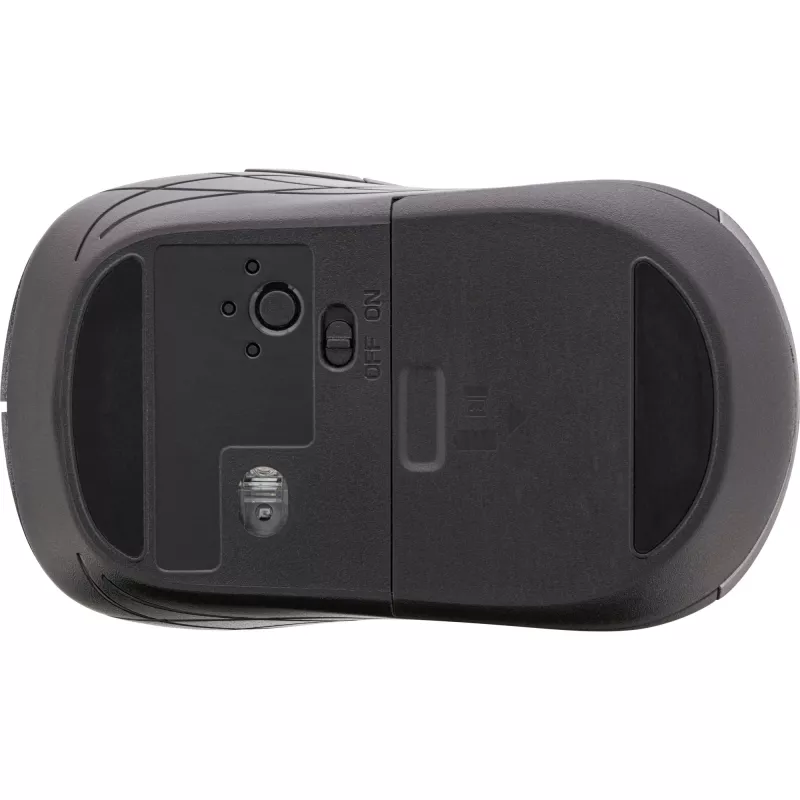 Ratón InLine 3 en 1, Bluetooth + 2x 2,4 GHz, 5 botones, óptico, gris/negro
