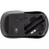 Ratón InLine 3 en 1, Bluetooth + 2x 2,4 GHz, 5 botones, óptico, gris/negro
