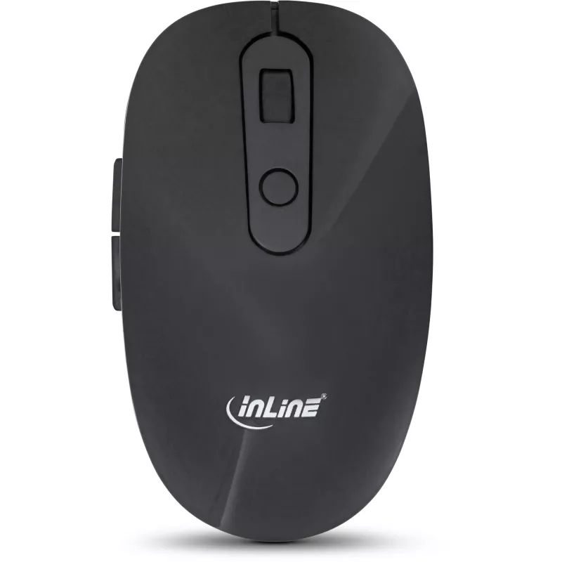 InLine Design Desktop-Set, USB 2,4 GHz, máx. 1600 dpi, negro, ALEMÁN