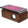 InLine woodbrick, altavoz de inducción en carcasa de madera auténtica