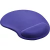 Alfombrilla de ratón InLine, reposamuñecas de gel, 230 x 205 x 20 mm, azul