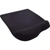 Alfombrilla de ratón InLine, reposamuñecas de gel, 235x185x25mm, negro