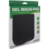 Alfombrilla de ratón InLine, reposamuñecas de gel, 235x185x25mm, negro