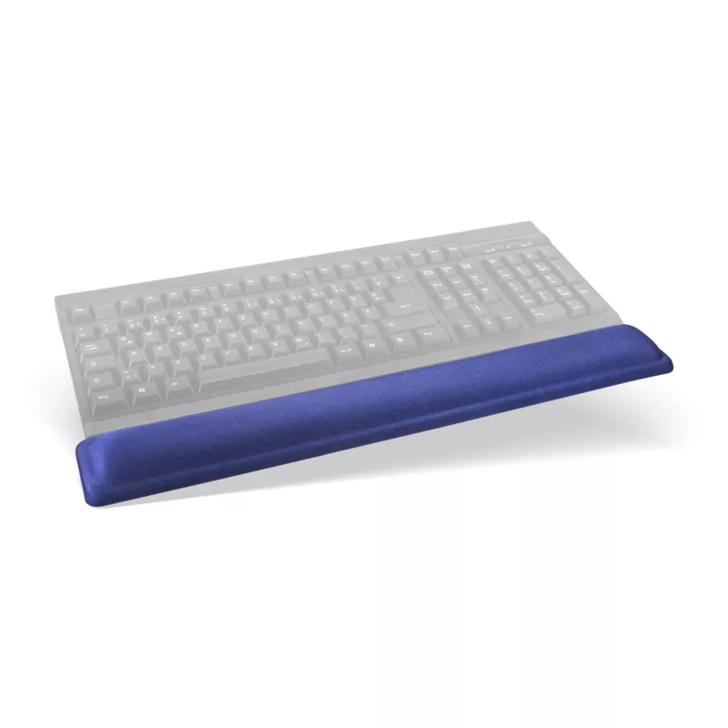InLine reposamuñecas de gel para teclado, azul, 464x60x23 mm