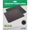 Alfombrilla de ratón InLine Premium piel PU 255x220x3mm marrón
