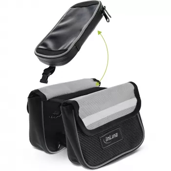InLine sport bolsa de bicicleta multiusos, negro