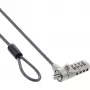InLine candado de seguridad para portátil con combinación numérica 4,4 mm x 2 m