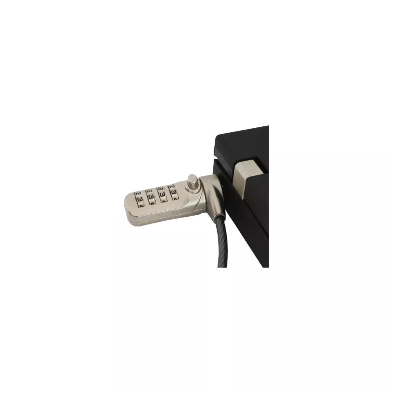 InLine candado de seguridad para portátil con combinación numérica 4,4 mm x 2 m