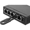 InLine bloqueador de puerto RJ45, kit de inicio con 10 bloqueadores y llave, negro
