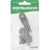InLine bloqueador de puerto RJ45, kit de inicio con 10 bloqueadores y llave, negro