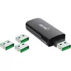 InLine pack de recambio de 20 para bloqueador de puerto USB verde 55723N