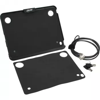 InLine soporte con funda de seguridad para iPad con candado de seguridad y llave 2 m