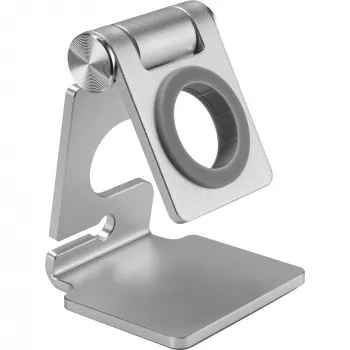 Soporte InLine de aluminio para Apple Watch plateado