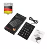 Perixx PERIPAD-202C Teclado numérico USB-C con hub 2x USB-A Negro (57161I)