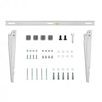 InLine 59998A Soporte para unidad exterior de aire acondicionado split o bomba de calor, blanco