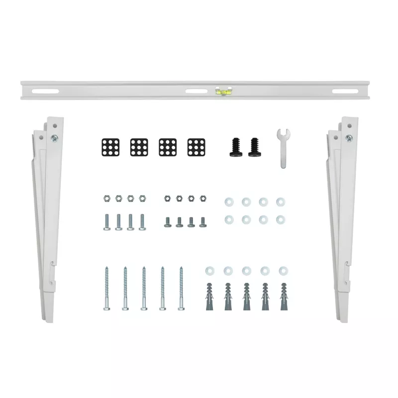 InLine 59998A Soporte para unidad exterior de aire acondicionado split o bomba de calor, blanco